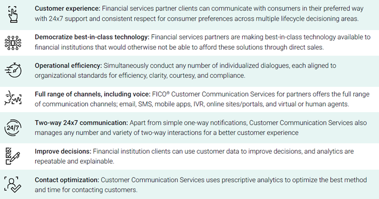 Customer Communications benefits