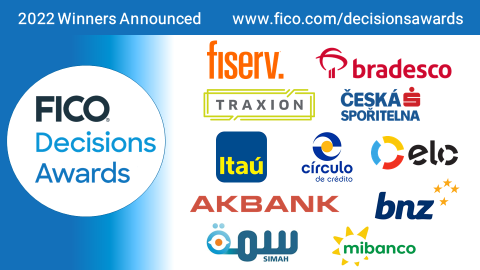 2022 FICO Decisions Award Winners