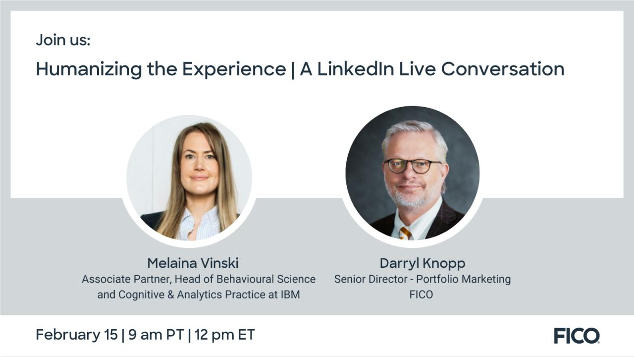 Humanizing the Customer Experience - Digital Banking LinkedIn Live