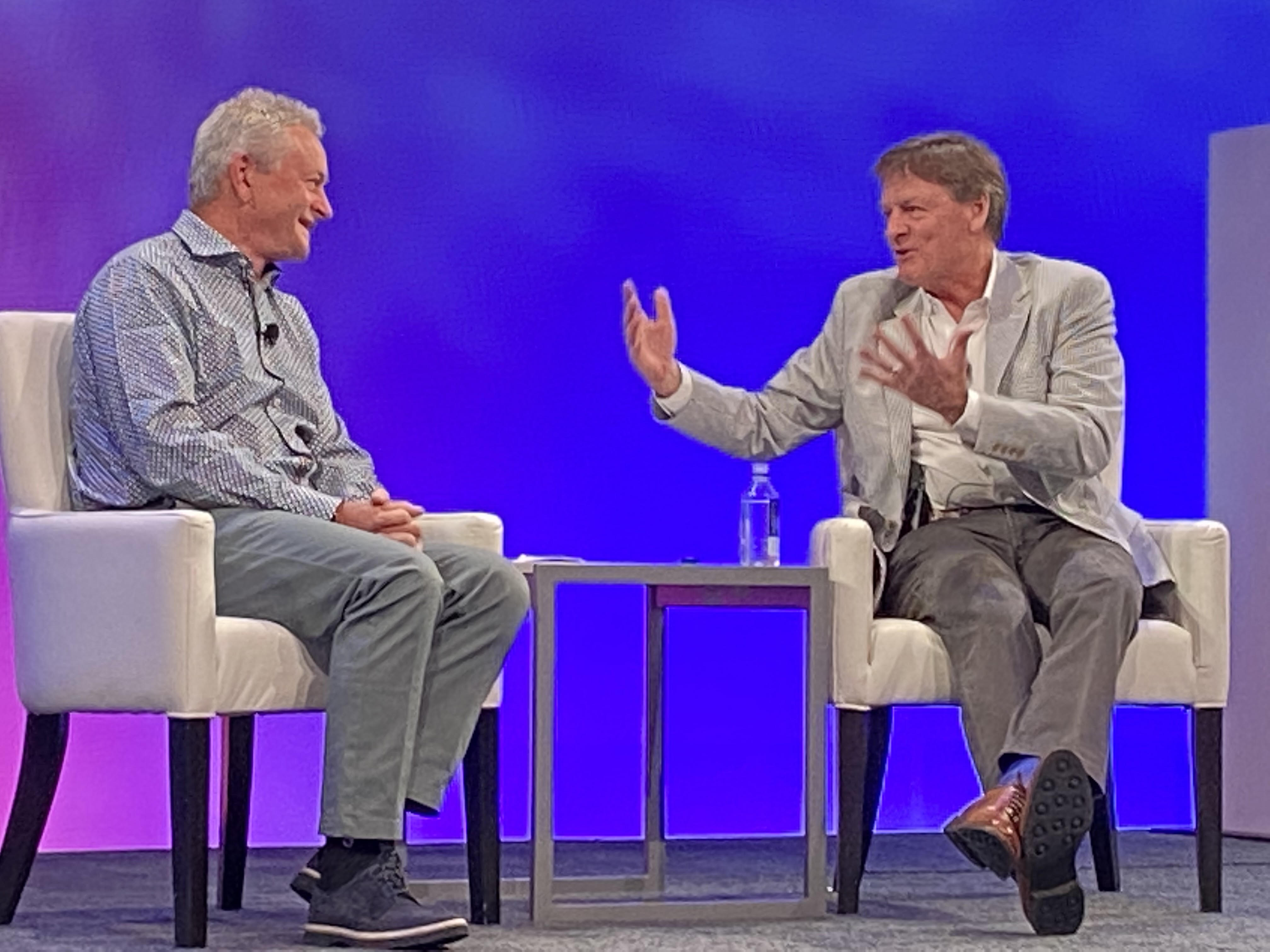Will Lansing and Michael Lewis.jpg Will Lansing and Michael Lewis