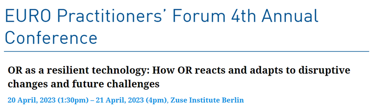 Euro Practitioners' Forum