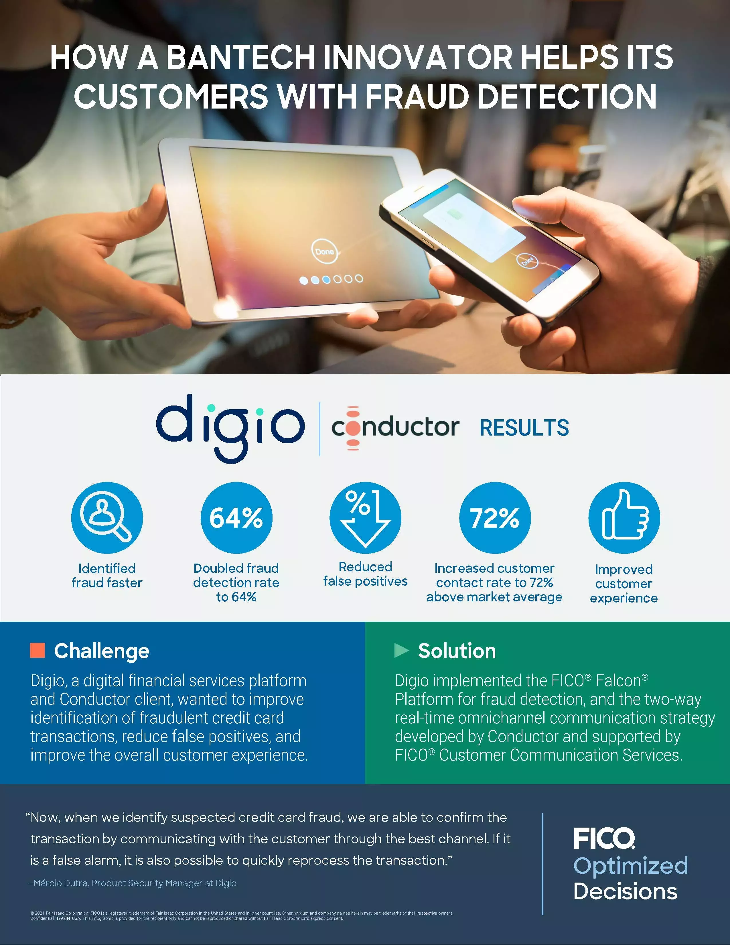Digio case study infographic