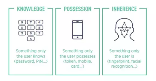 Strong Customer Authentication categories