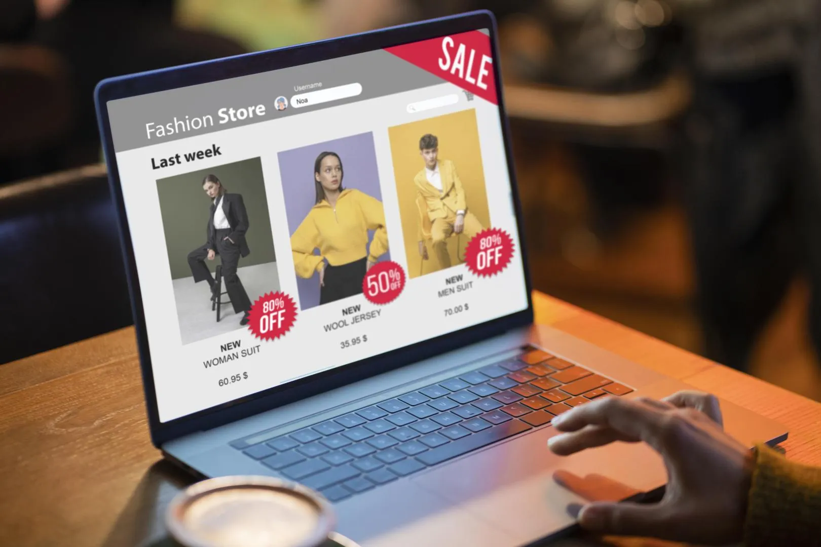 Fake online store scam