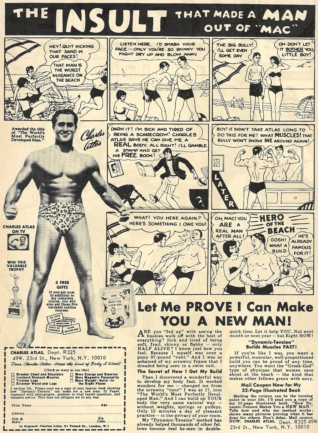 Charles Atlas Ad - Transformation