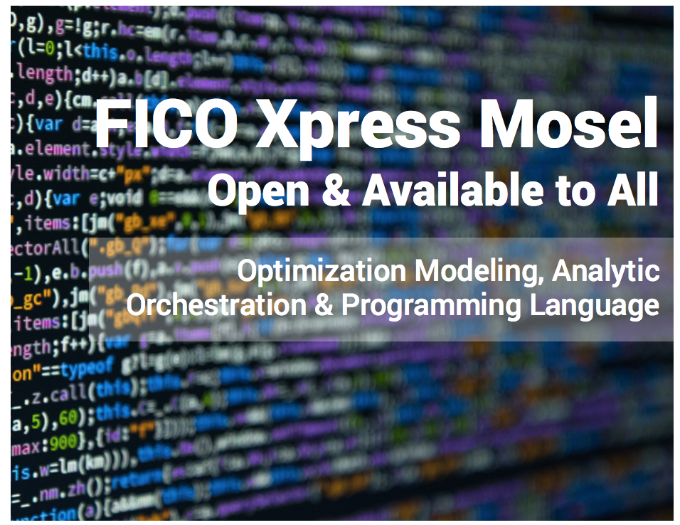 FICO Xpress Mosel