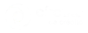 logotipo do círculo de crédito escuro