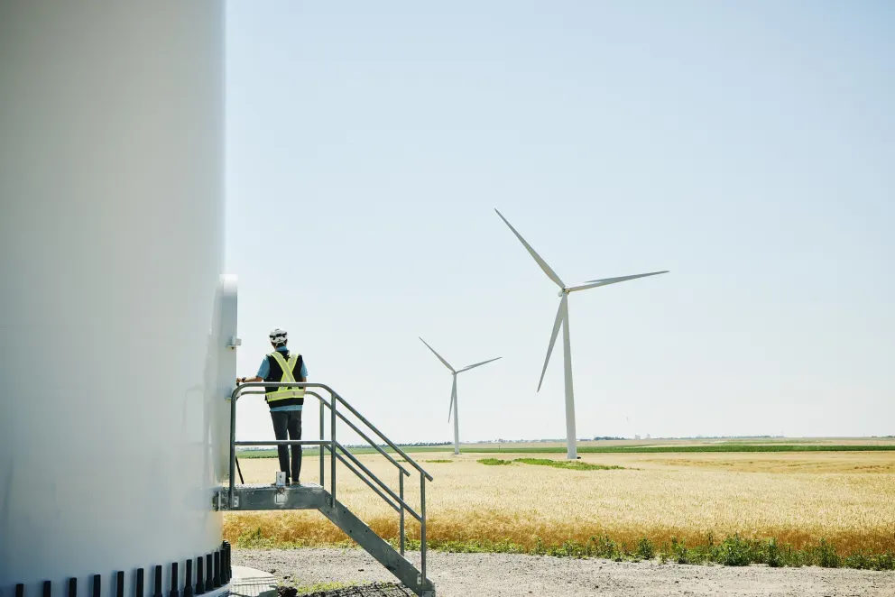 Moinhos de vento de energia