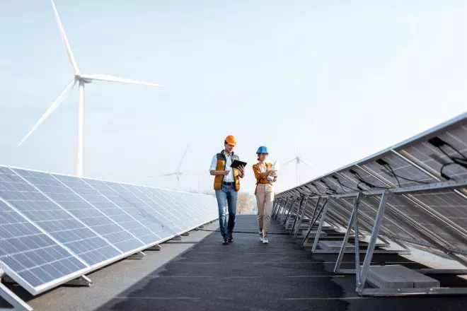People working in the energy industry