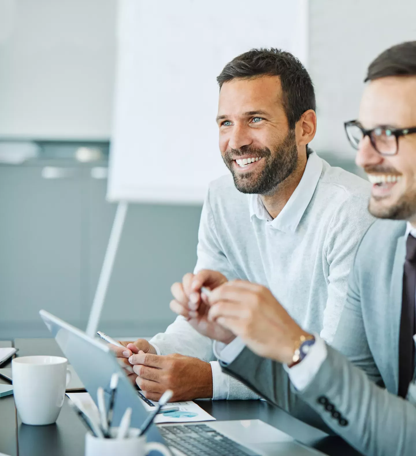 Banker in einer Besprechung