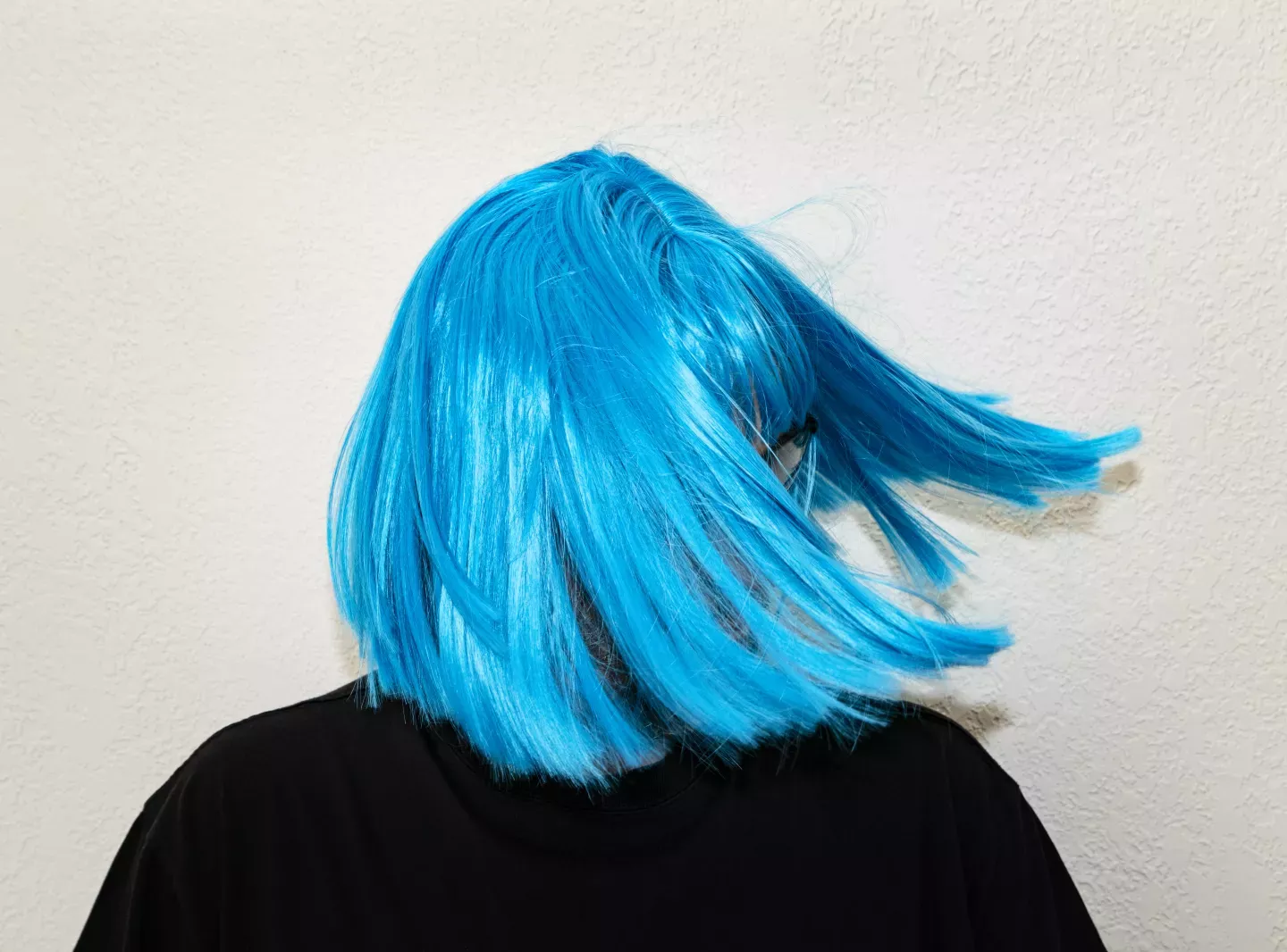 blaue Haare