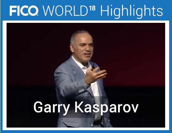 Garry Kasparov on AI – Should Smart Machines Scare Us? Garry Kasparov AI FICO World Garry Kasparov on AI – Should Smart Machines Scare Us?