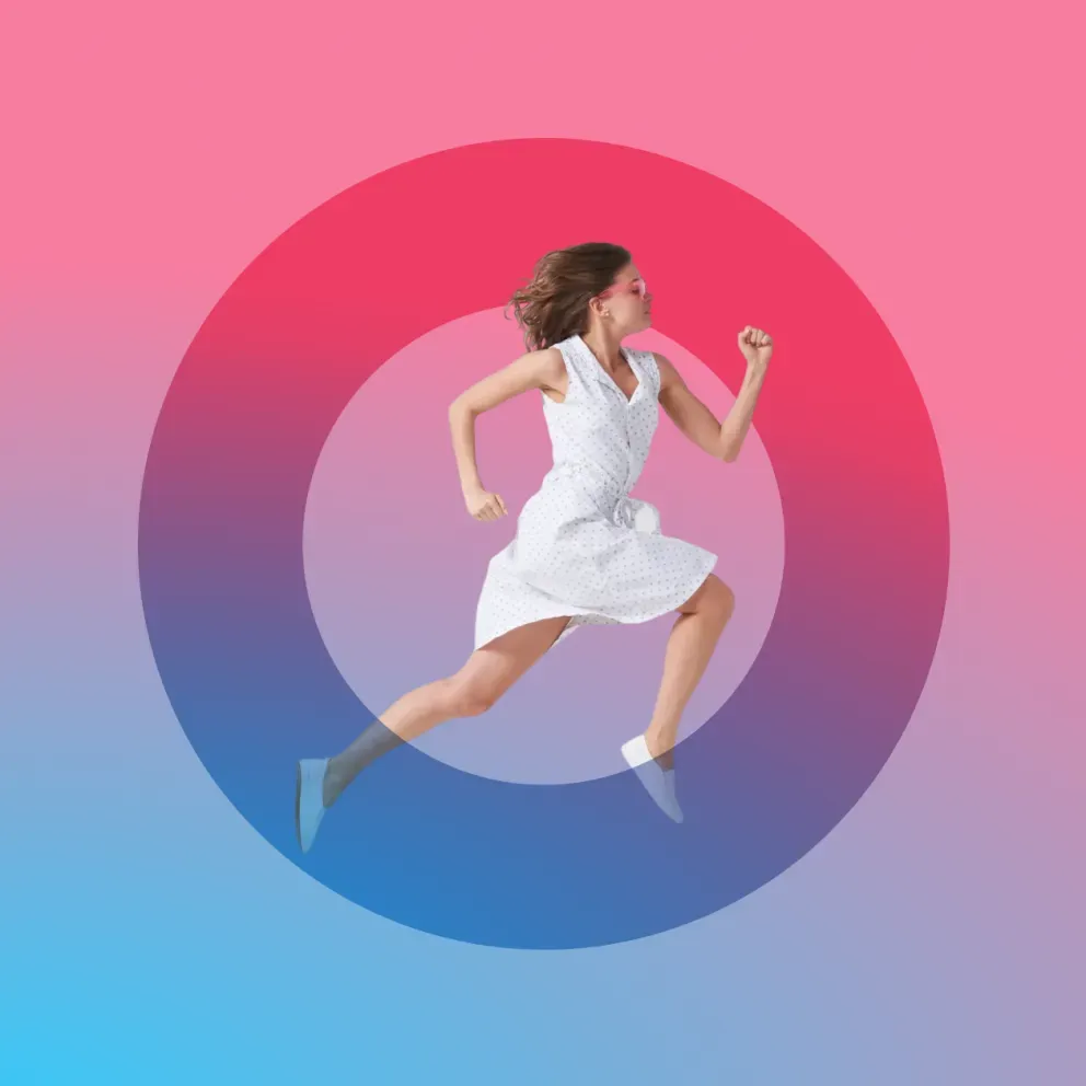 Mujer corriendo