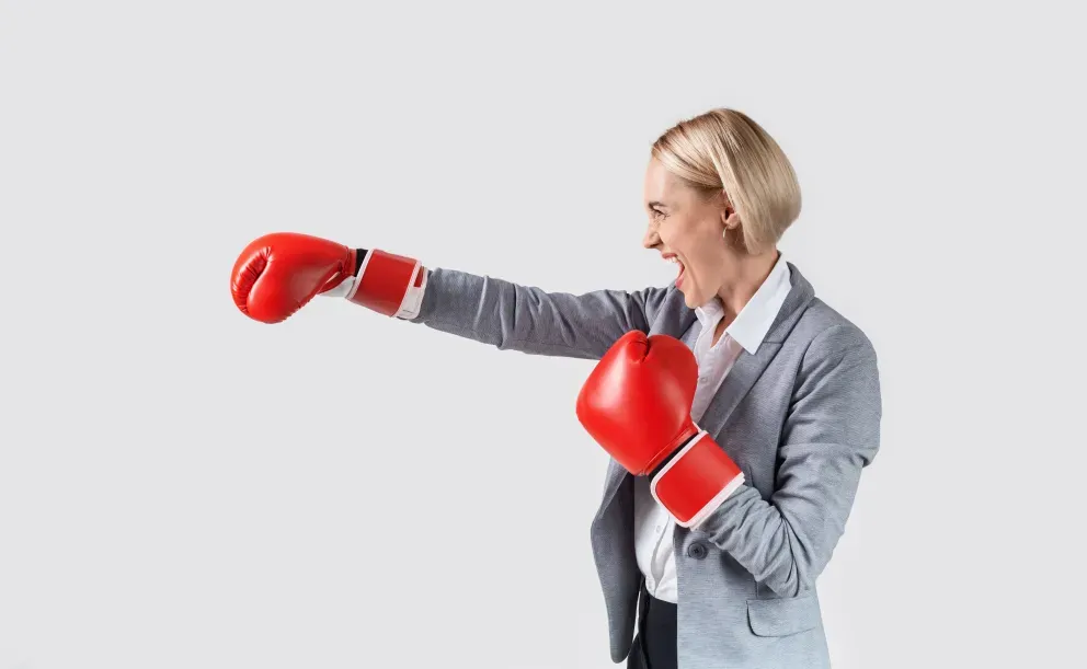 Mujer boxeadora