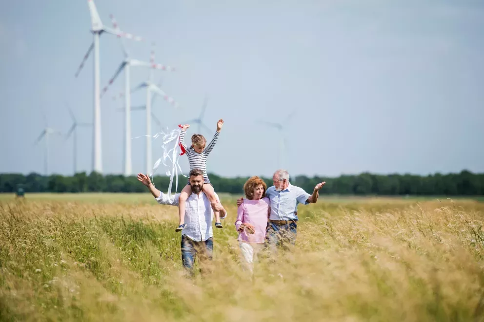 La familia en el campo