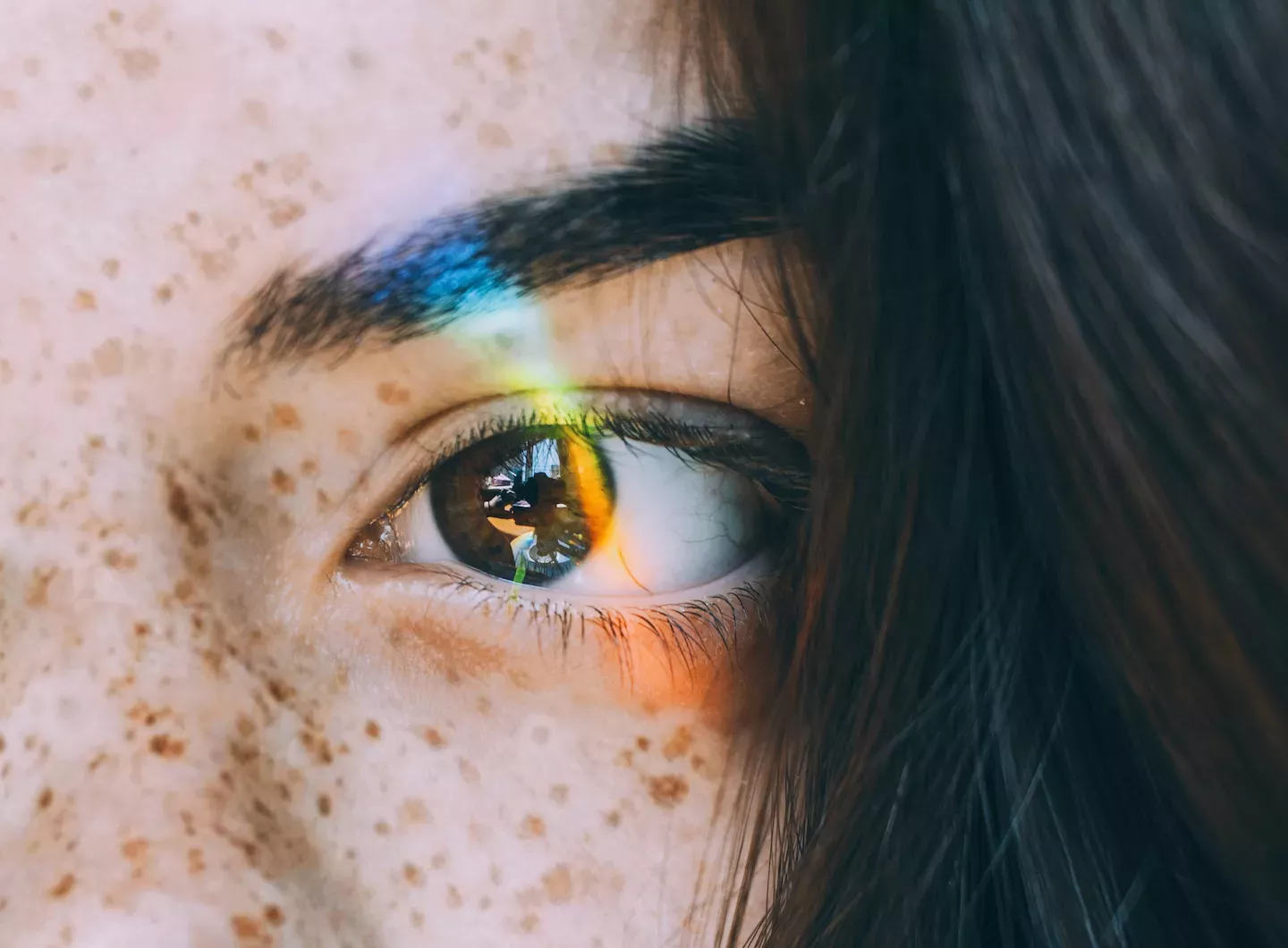 Primer plano del ojo de una mujer