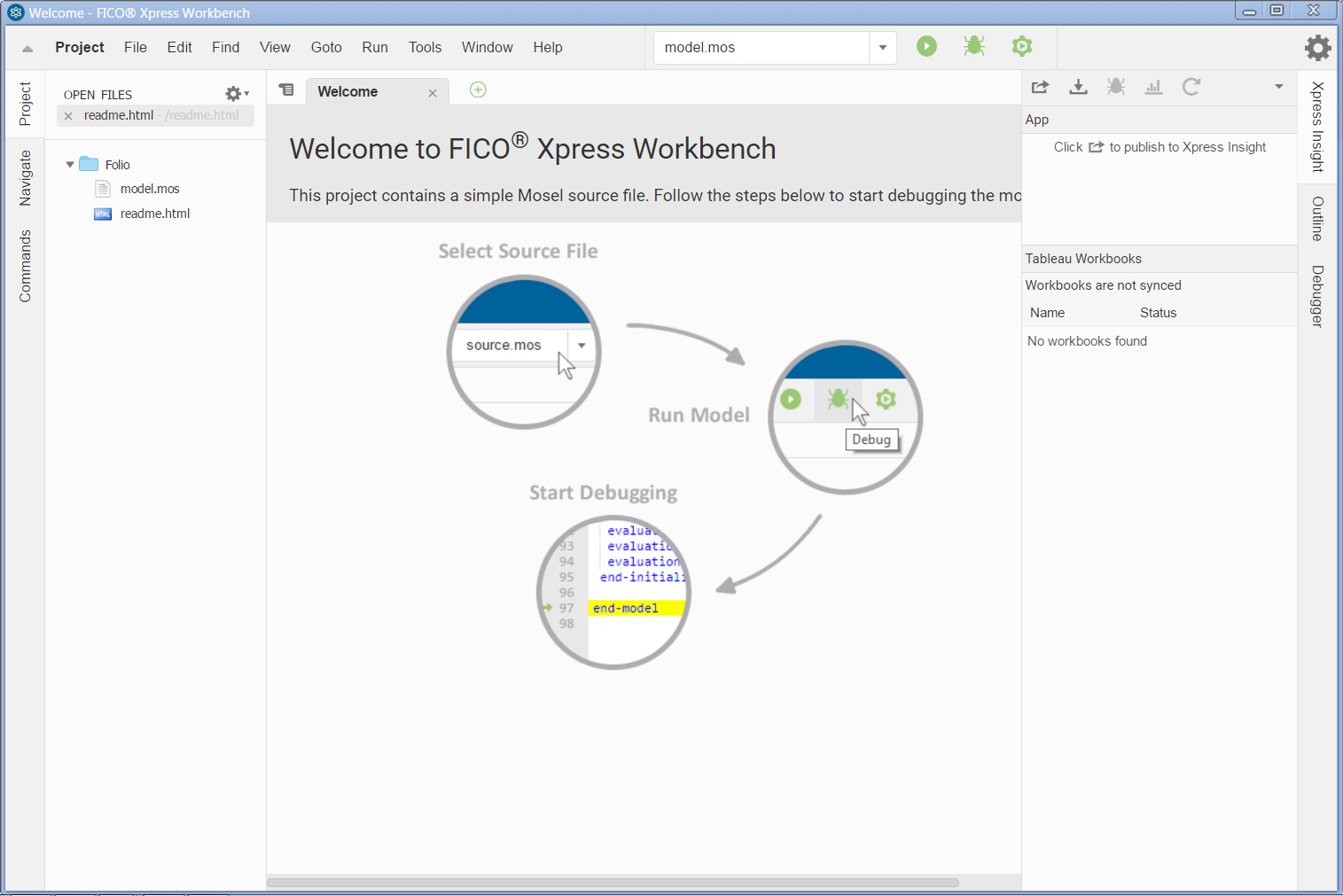 Workbench welcome page Chapi123/wbworkspace.png