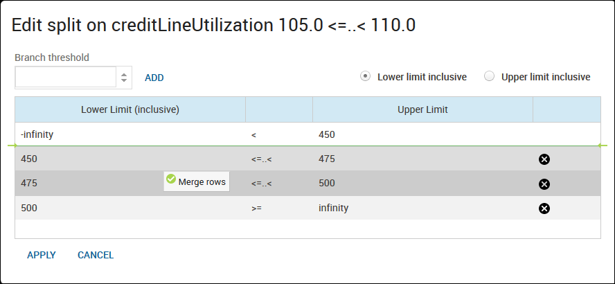 Merging Rows