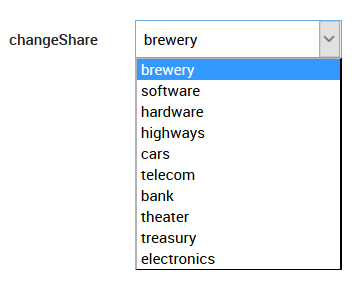 Rendered VDL Drop-down List