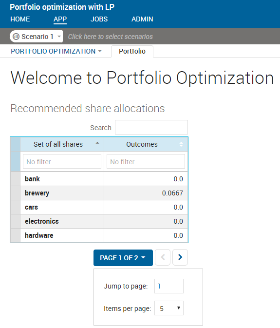 Adding a Table to a Simple VDL View