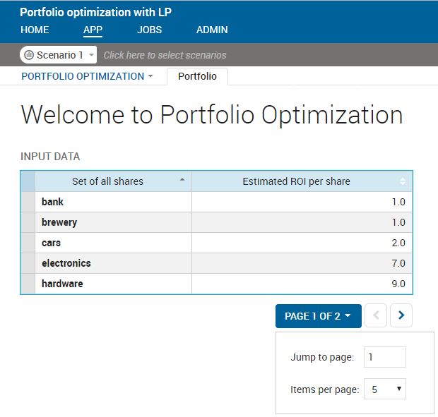 Adding a Table to a Simple VDL View