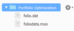 Uploaded Model Source and Data Files