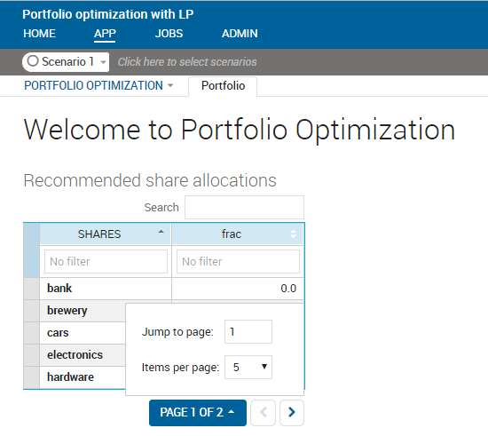 Adding a Table to a Simple VDL View