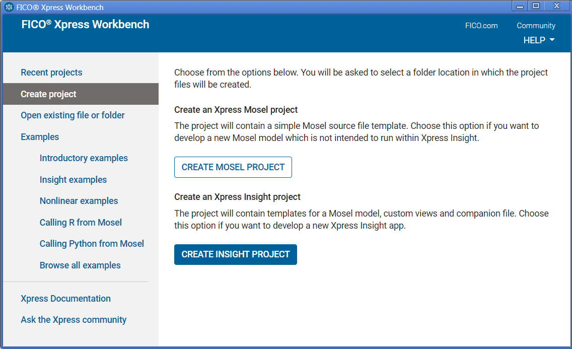 Creating a new Insight project Chap9/wbentryins.png