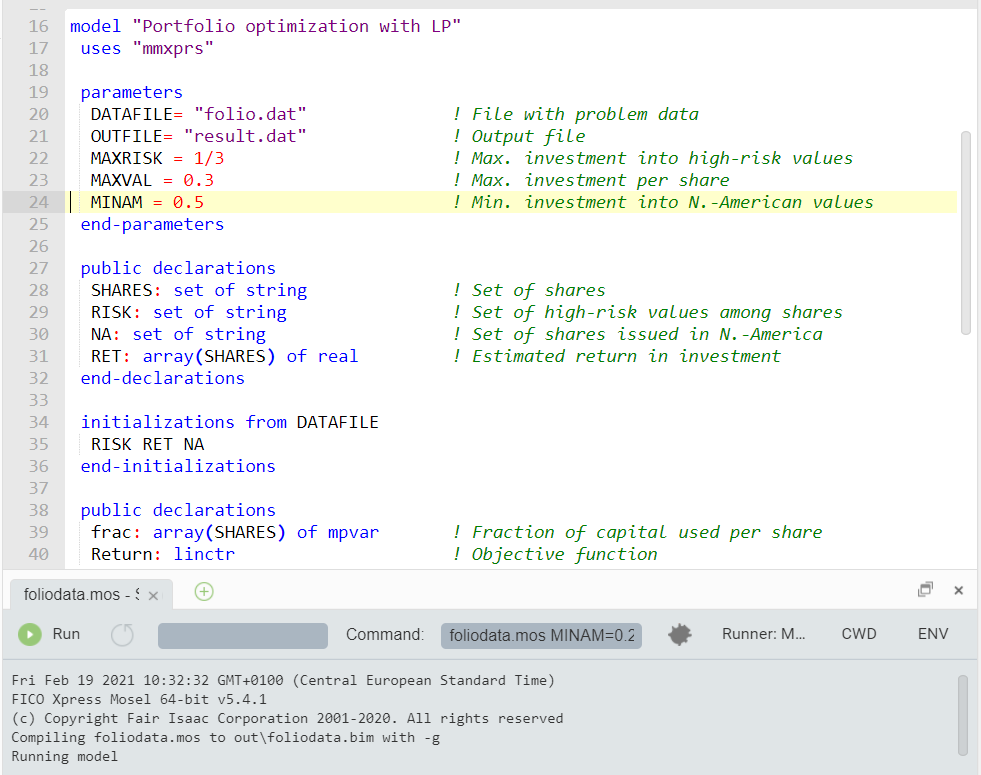 Changing model parameter settings Chap45/wbdataprm.png