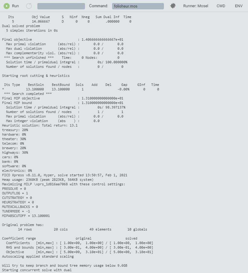Optimizer output display Chap678/wbheurlog.png