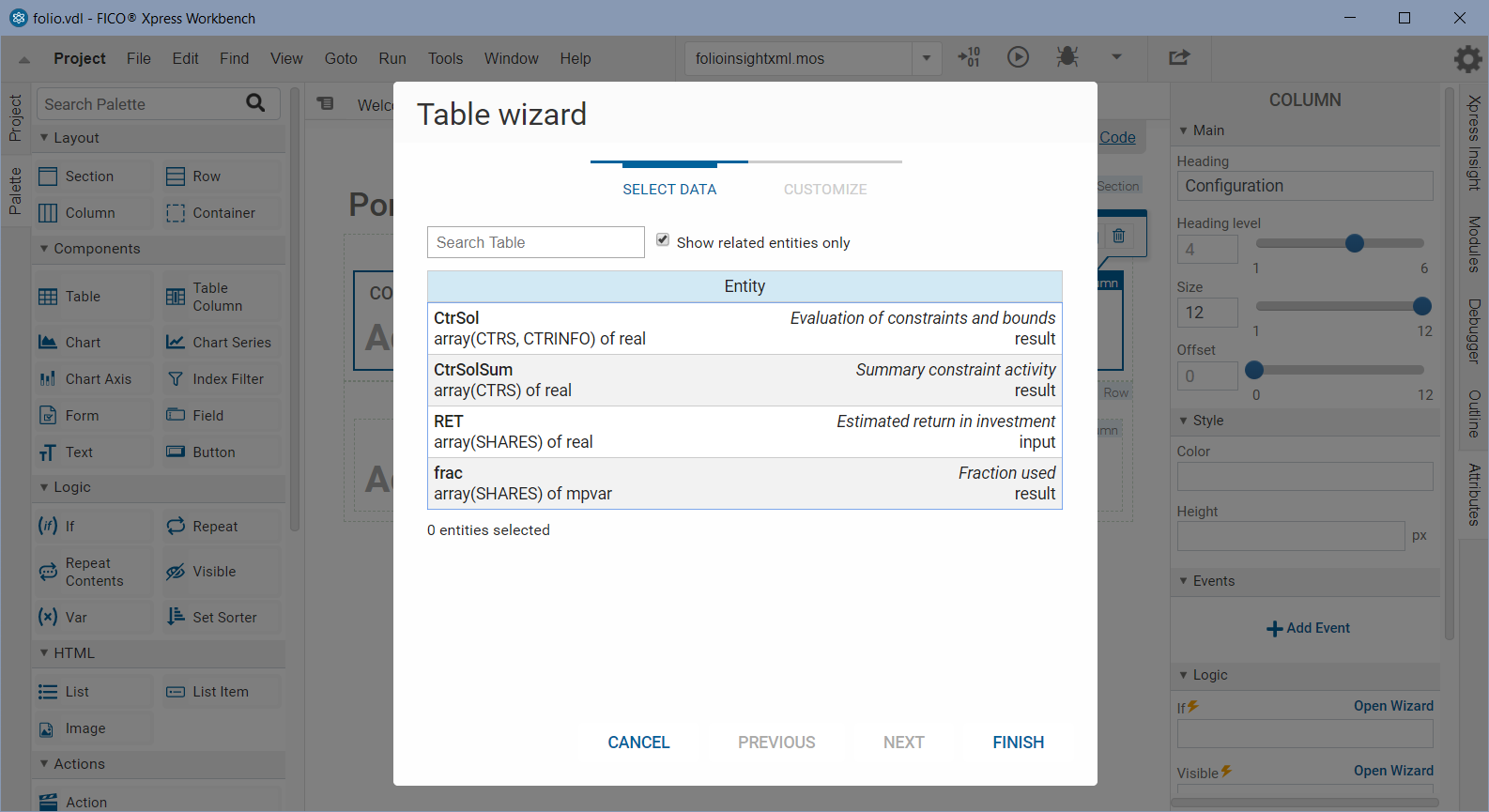 VDL view designer: table definition wizard Chap914/wbvdl8.png