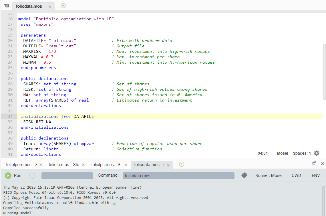 Changing model parameter settings Chap45/wbdataprm.png