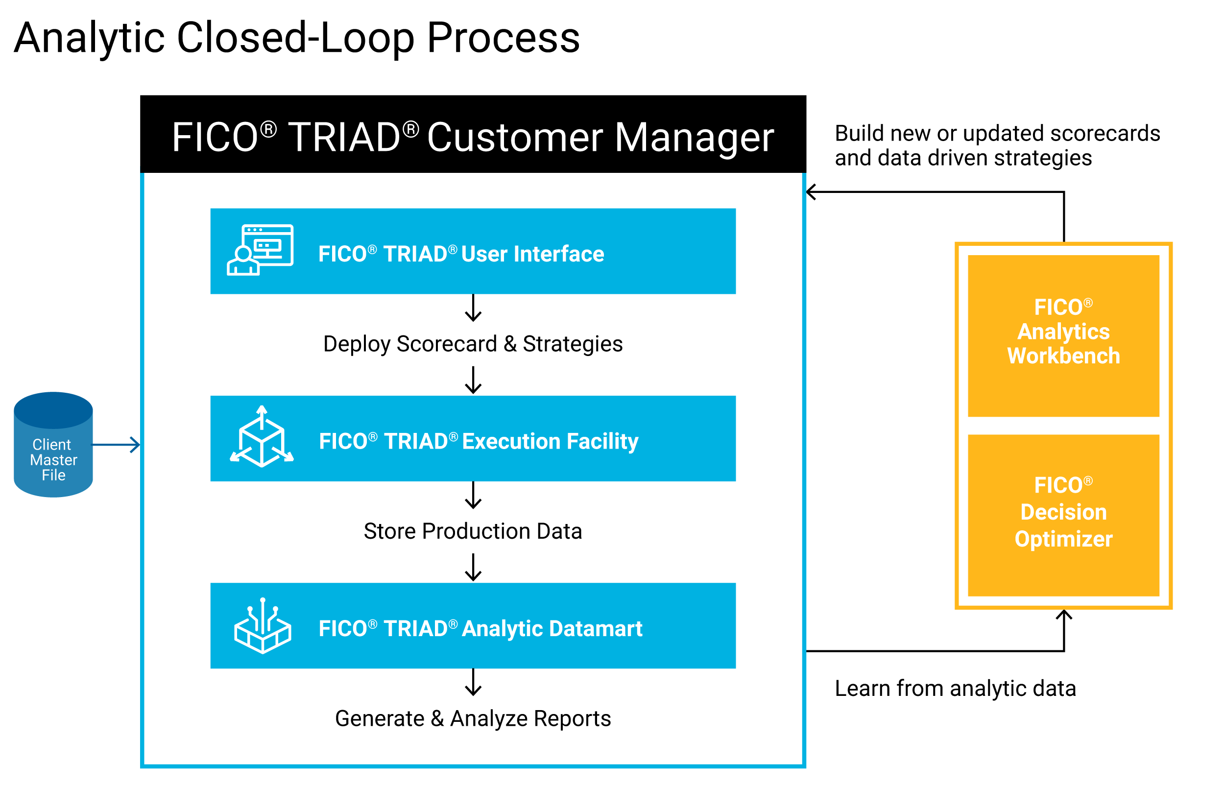FICO TRIAD Customer Manager Diagram