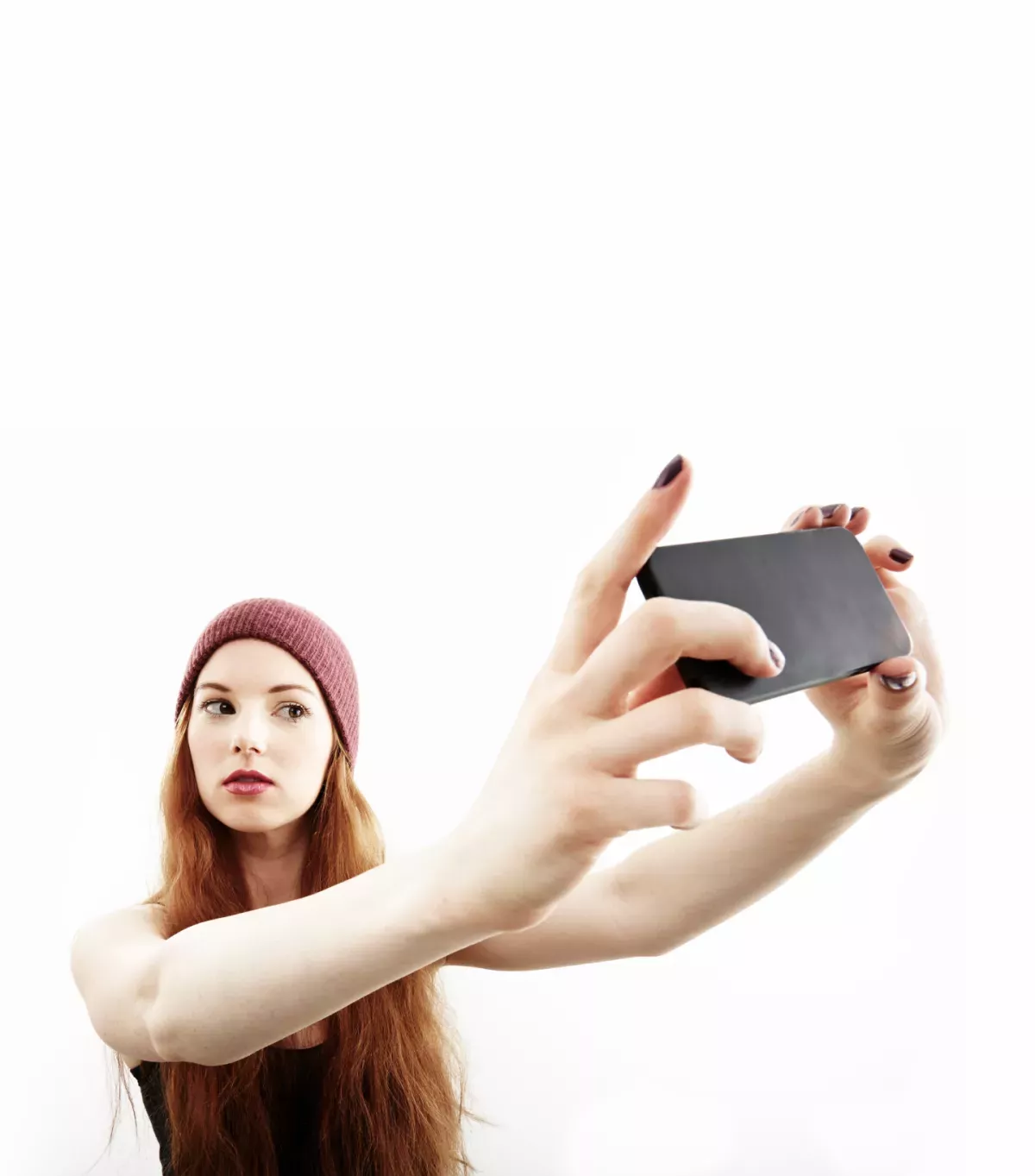 Selfie.png Woman taking a selfie