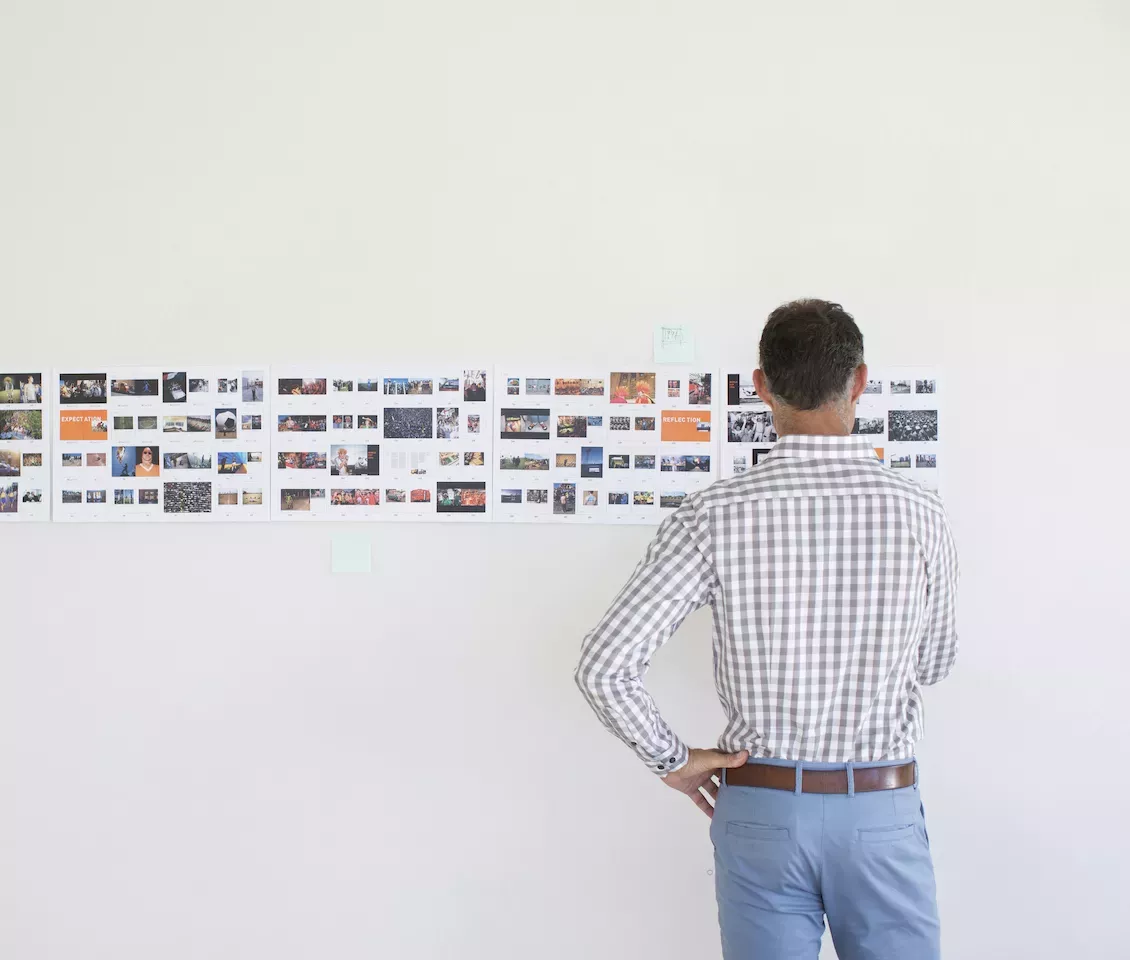 GettyImages-646465189 copy.jpg Man looking at photographs on a wall