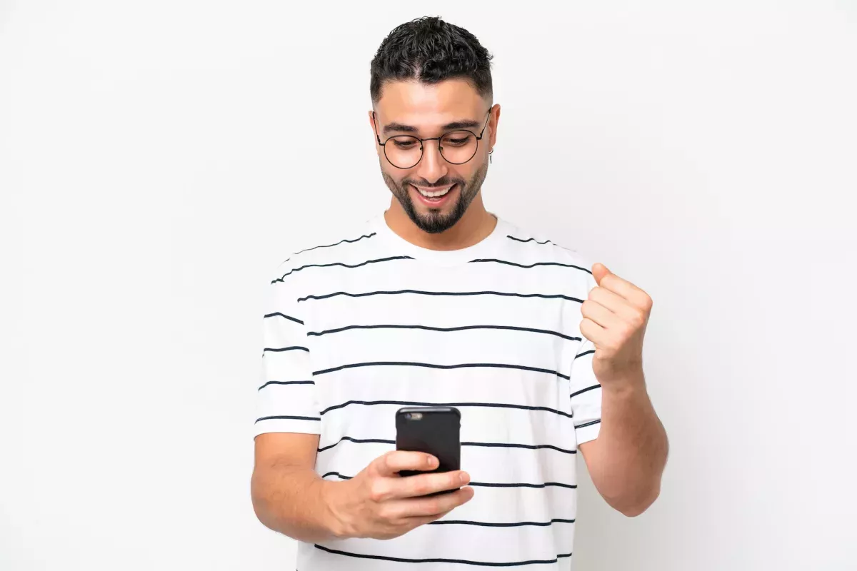 Man with phone