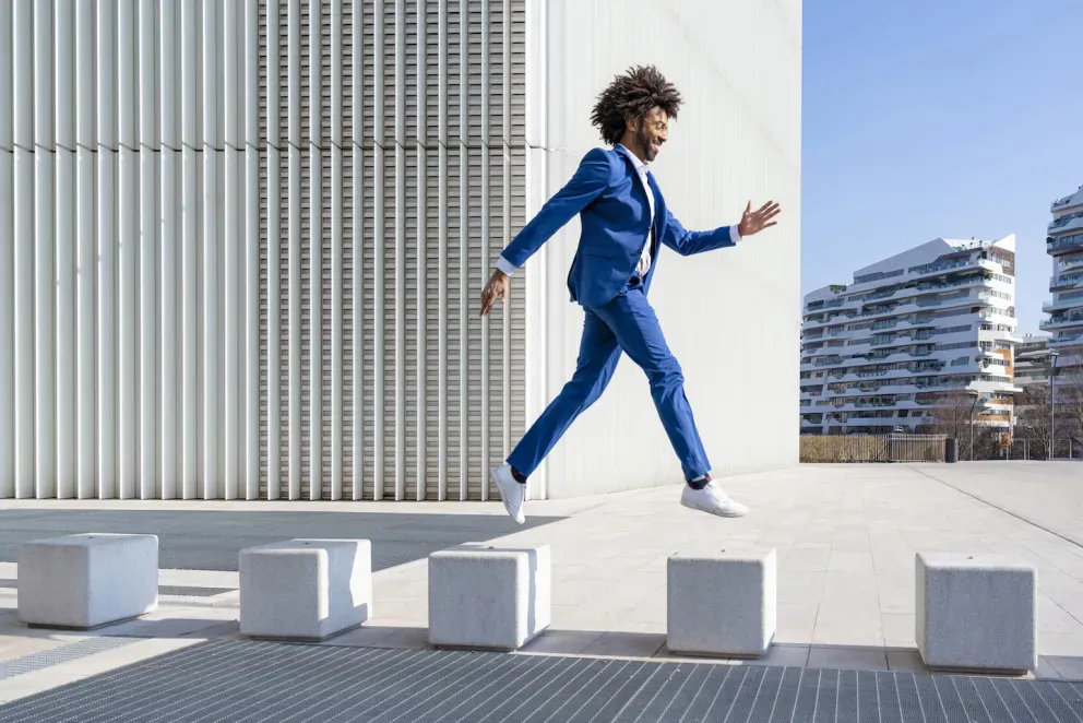 Man jumping