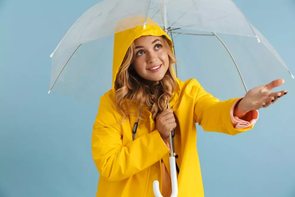 Girl with umbrella
