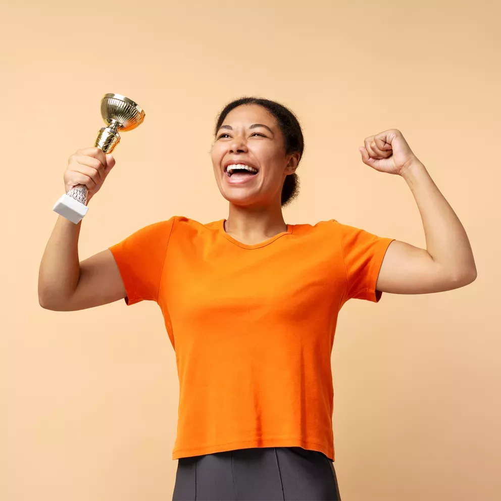 Woman Win Mobile