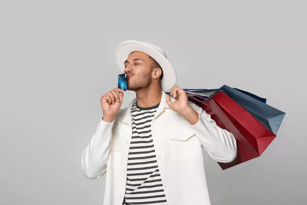 Man shopping Man shopping