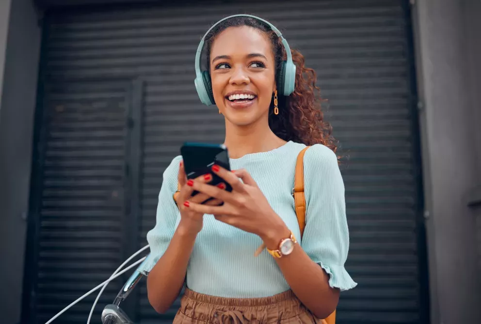 Girl with phone Girl with phone