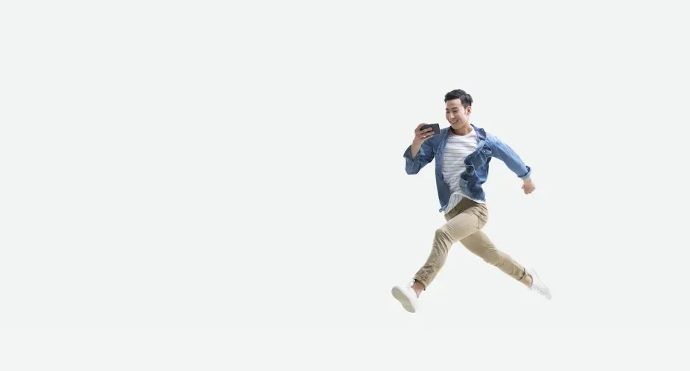Man running