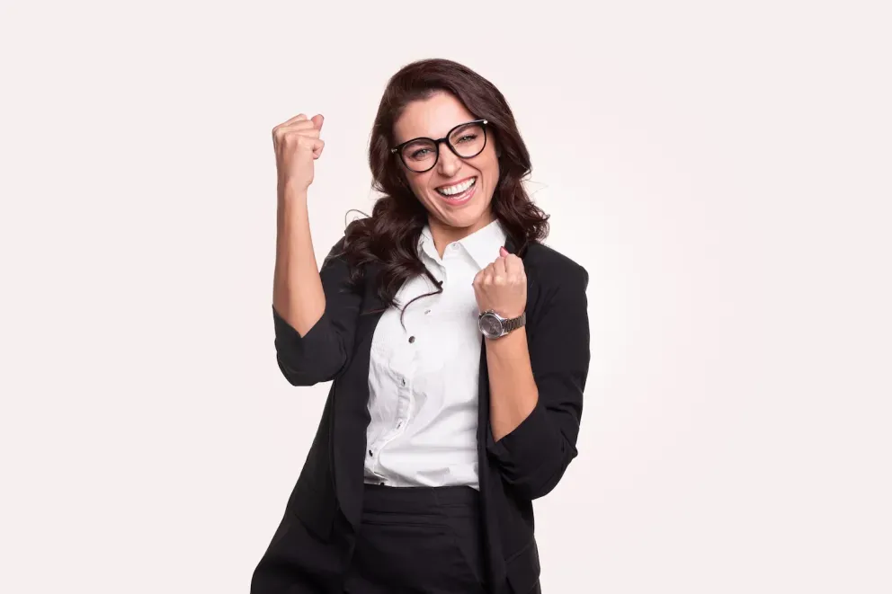 Excited woman Excited woman