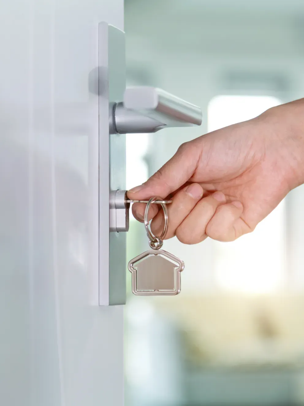 unlocking door