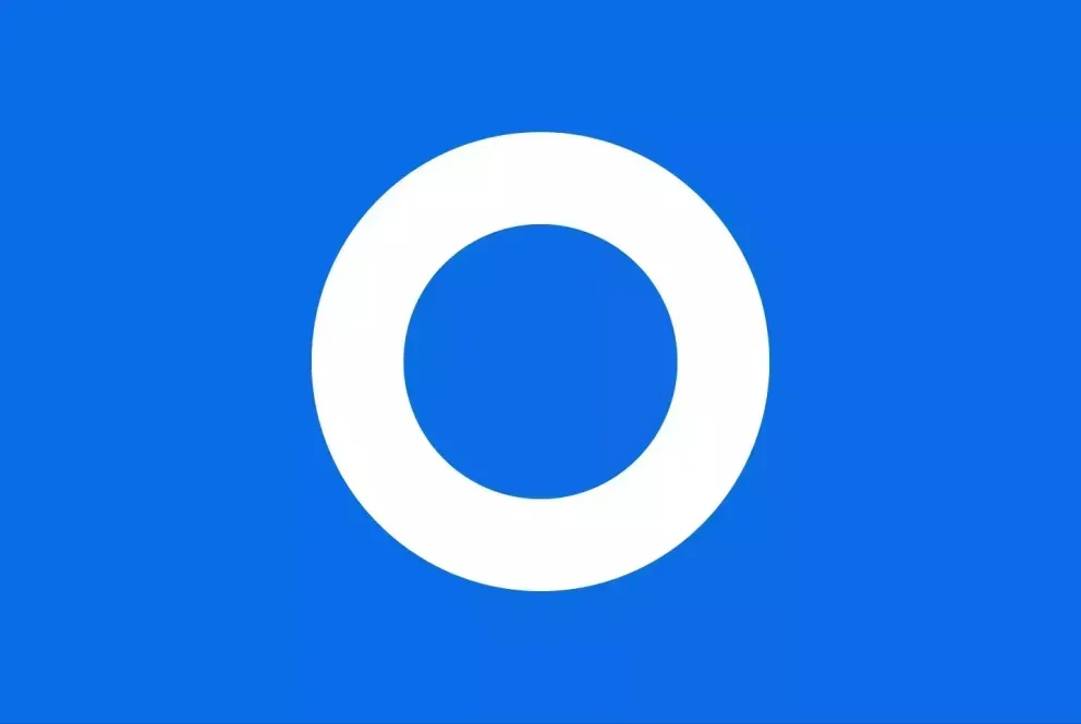 FICO Logo in white on the FICO Brand Blue background