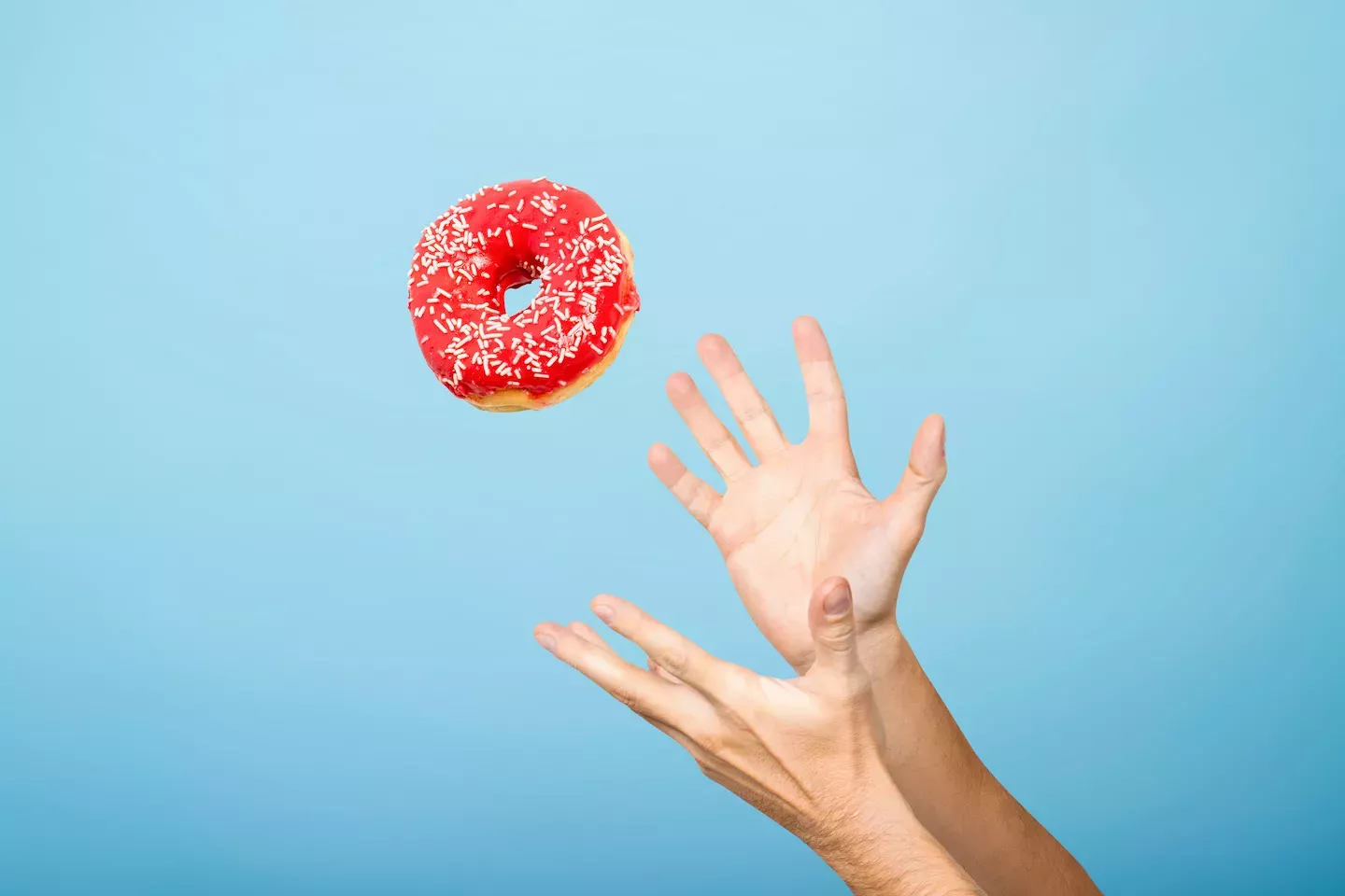 Catching a doughnut