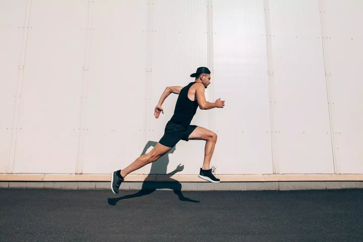 Man running fast Man running fast