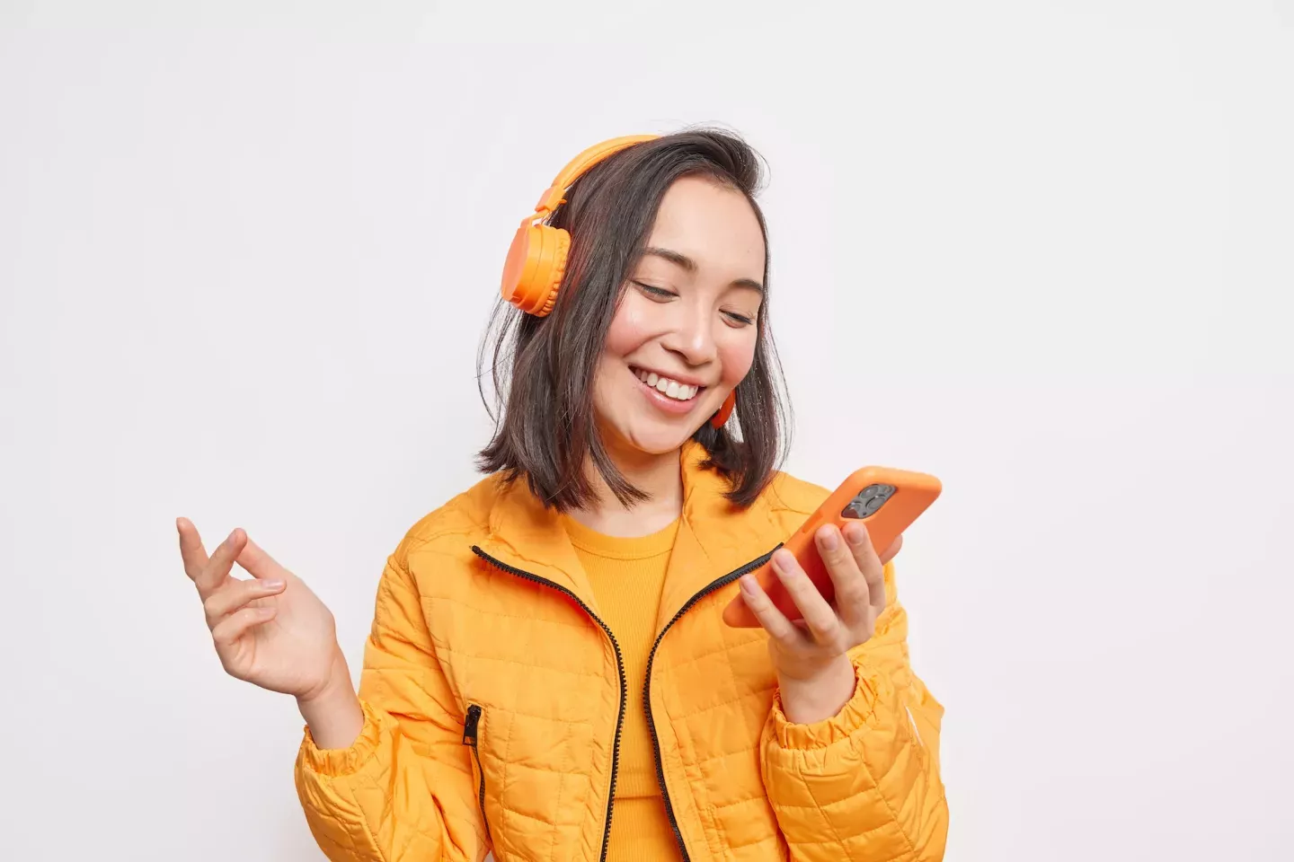 Girl with phone