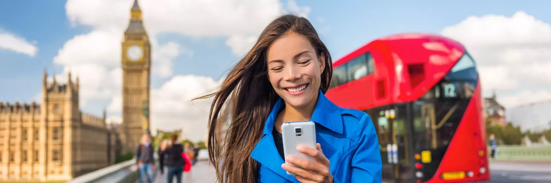 Woman with phone